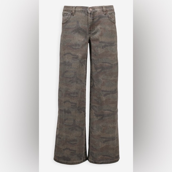 Refrain Denim - Refrain Camouflage Wide-Leg Women Jeans NWT